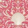 Tilda Cotton Beach Scallop Shell Coral, Tessuto Corallo con Conchiglie Tilda Fabrics - 1