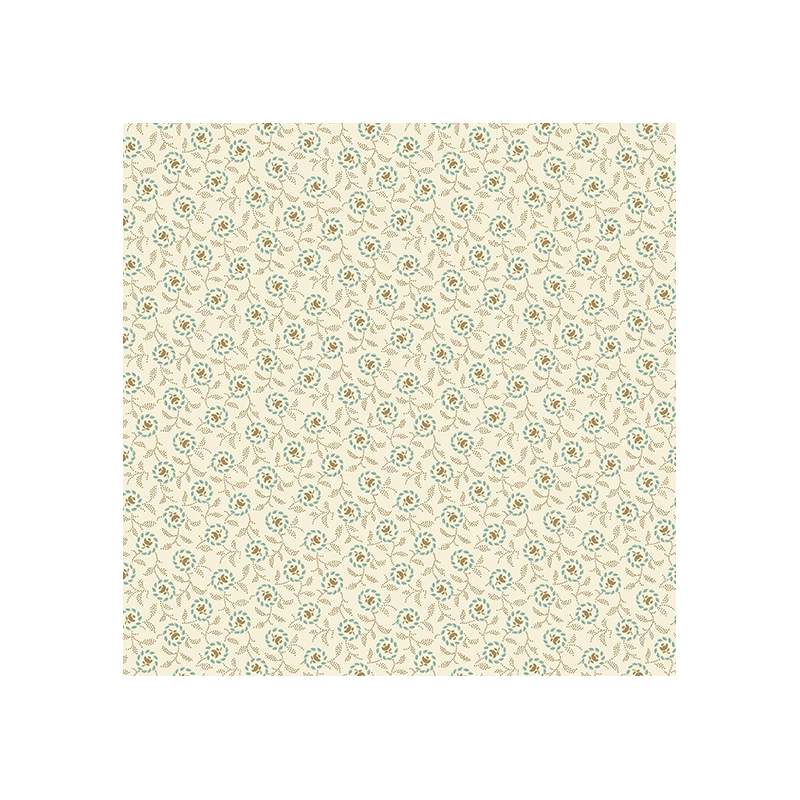 Laundry Basket Quilts Ivory Wreath, Tessuto Panna con Piccole Ghirlande Laundry Basket Quilts - 1 Laundry Basket Quilts Ivory Wreath, Tessuto Panna con Piccole Ghirlande Laundry Basket Quilts - 1