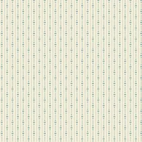 Laundry Basket Quilts Icicles His Shirt, Tessuto Panna con Disegno Lineare Azzurro Laundry Basket Quilts - 1