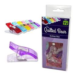 50 Wonder Clips Multicolor, 26 x 10 mm - The Quilted Bear The Quilted Bear - 1