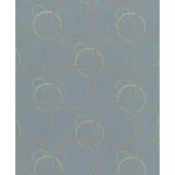 27th Centenary Collection by Yoko Saito, Tessuto Azzurro con Cerchi Sojitz Fashion - 1