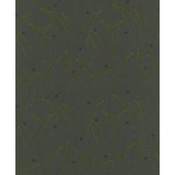 27th Centenary Collection by Yoko Saito, Tessuto Verde Scuro con Disegno Fili Erba Sojitz Fashion - 1