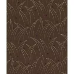 27th Centenary Collection by Yoko Saito, Tessuto Marrone con Disegno Fili Erba Sojitz Fashion - 1