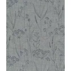 27th Centenary Collection by Yoko Saito, Tessuto Azzurro con Disegno Fiori Blu Sojitz Fashion - 1