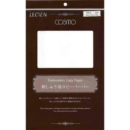 Cosmo Lecien, 2 Fogli di Carta Carbone per Ricamo, 52 x 35 cm Lecien Corporation - 3