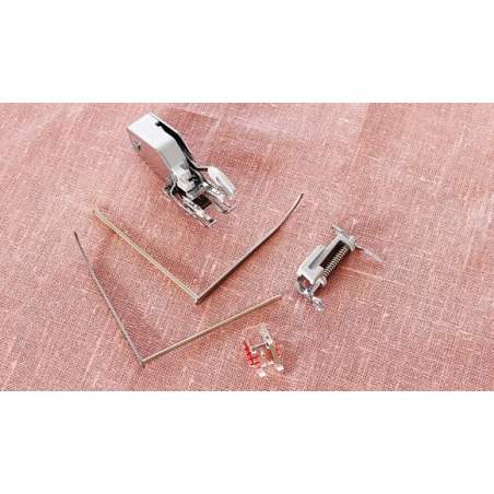 Kit Doppio trasporto e piedini da quilter - Husqvarna Viking Quilter's Presser Feet Kit