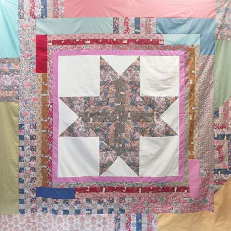 Cartamodello Rolling Star - Pannello Patchwork con Jelly Roll