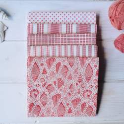 Tilda, 5 Fat Quarter Rosa 50 x 55 cm