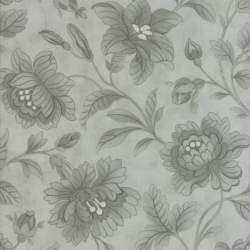 Moda Fabrics 3 Sisters, Tessuto Verde Salvia con Grandi Fiori Moda Fabrics - 1