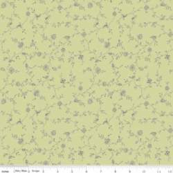 Penny Rose Fabrics, Tessuto Verde Chiaro con Piccoli Fiori Penny Rose Fabrics - 1