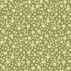 Oasis Fabrics, Tessuto Verde Chiaro con Piccoli Fiori Oasis Fabrics - 1