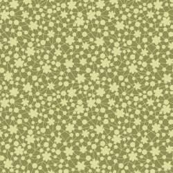 Oasis Fabrics, Tessuto Verde Chiaro con Piccoli Fiori