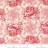 Moda Fabrics Cranberries & Cream, Tessuto Bianco con Fiori Rossi Moda Fabrics - 1