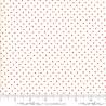 Moda Fabrics Essential Dots - Tessuto Bianco con Pois Rosso
