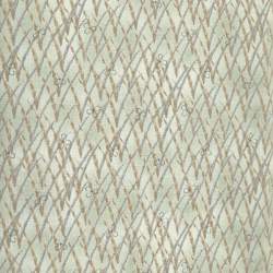 Handworks, Tessuto Verde con Fili d'Erba Marrone