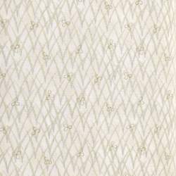Handworks, Tessuto Beige con Fili d'Erba Verdi Sojitz Fashion - 1