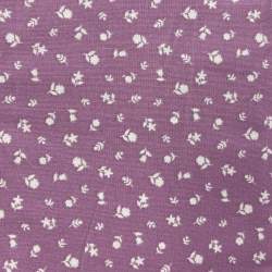 Stim Italia, Tessuto Viola con Fiori Bianchi Stim Italia srl - 1