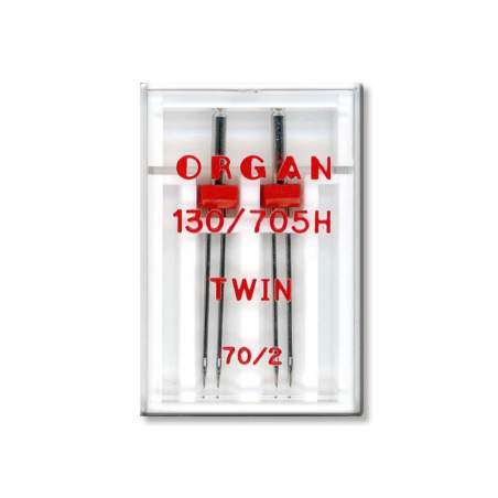 Aghi Gemelli 70/2 per Macchine per cucire, 2 Aghi TWIN 70/2