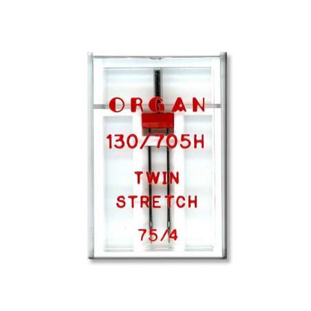 Aghi Gemelli 70/1.4 mm per Macchine Domestiche, 2 Aghi Twin 70/1.4 Organ Needles - 1