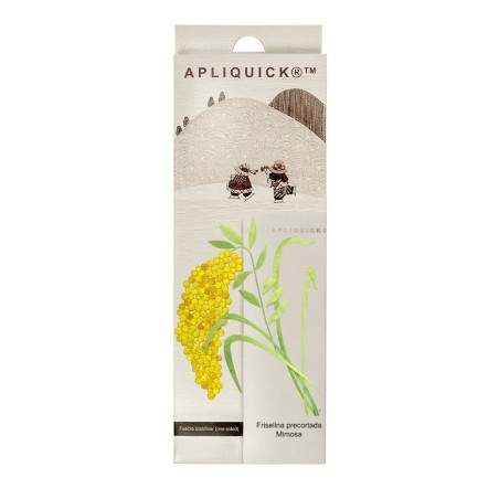 Fliselina Termoadesiva per Tecnica Apliquick, Pre tagliata Disegno Mimosa Apliquick - 1