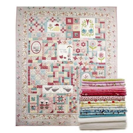 Kit di Tessuti per Willowbrook Market Garden di Natalie Bird