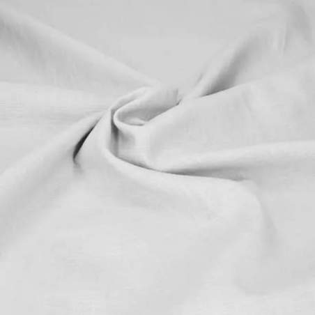 Tessuto 100% Lino Bianco, 230 gr/m2 - h 140 cm Hanabi - 1