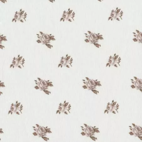 Quilters Basics, Tessuto con rose marroni