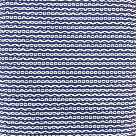 Marcus Fabrics Gallery in Blue, Tessuto Blu con disegni modern Marcus Fabrics - 1