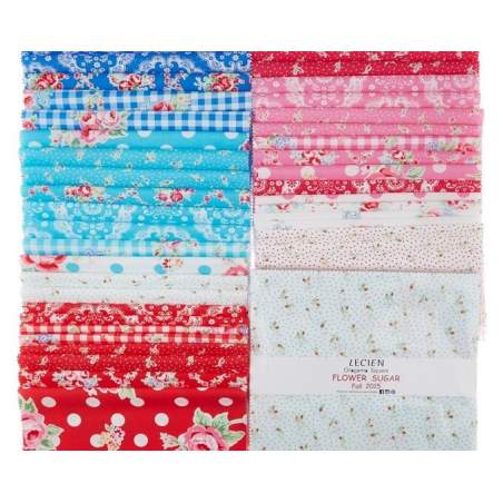 Lecien, Sushi Roll 40 Strisce da 2.5 pollici Collezione Flower Sugar Fall 2015