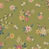 Tilda Chic Escape Daisyfield Green, Tessuto Verde con Campo di Margherite Tilda Fabrics - 2