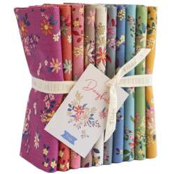 Tilda Chic Escape Fat Quarter Bundle Daisyfield, 10 fq 50 x 55 cm Tilda Fabrics - 1