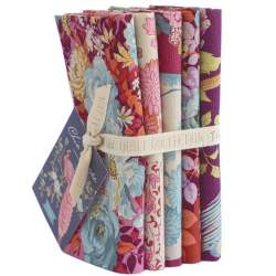 Tilda Chic Escape Fat Quarter Bundle Grap/Pink/Rust, 5 fq 50 x 55 cm - Rossi Arancioni Tilda Fabrics - 1