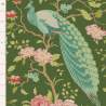 Tilda Chic Escape Peacock Tree Green, Tessuto Verde con Pavoni Tilda Fabrics - 1