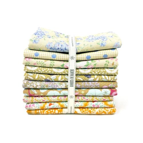 Tilda Fat Quarter Bundle Colore Giallo, 10 fq 50 x 55 cm Colore Giallo Tilda Fabrics - 1