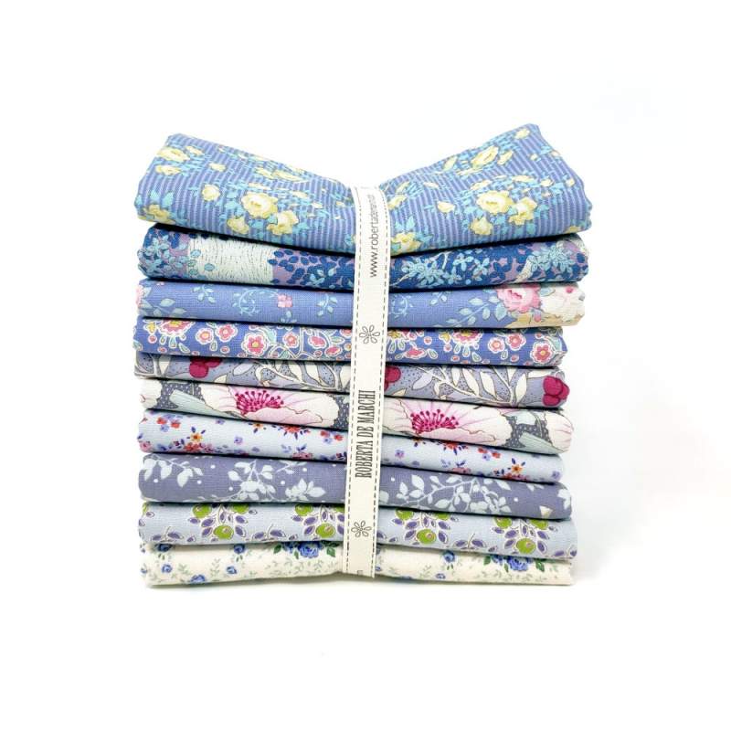 Tilda Fat Quarter Bundle Colore Azzurro Blu, 10 fq 50 x 55 cm Colore Azzurro Blu Tilda Fabrics - 1 Tilda Fat Quarter Bundle Colore Azzurro Blu, 10 fq 50 x 55 cm Colore Azzurro Blu Tilda Fabrics - 1
