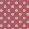 Tilda Chambray Dots Burgundy, Tessuto Screziato con Pois Rosso Borgogna Tilda Fabrics - 1