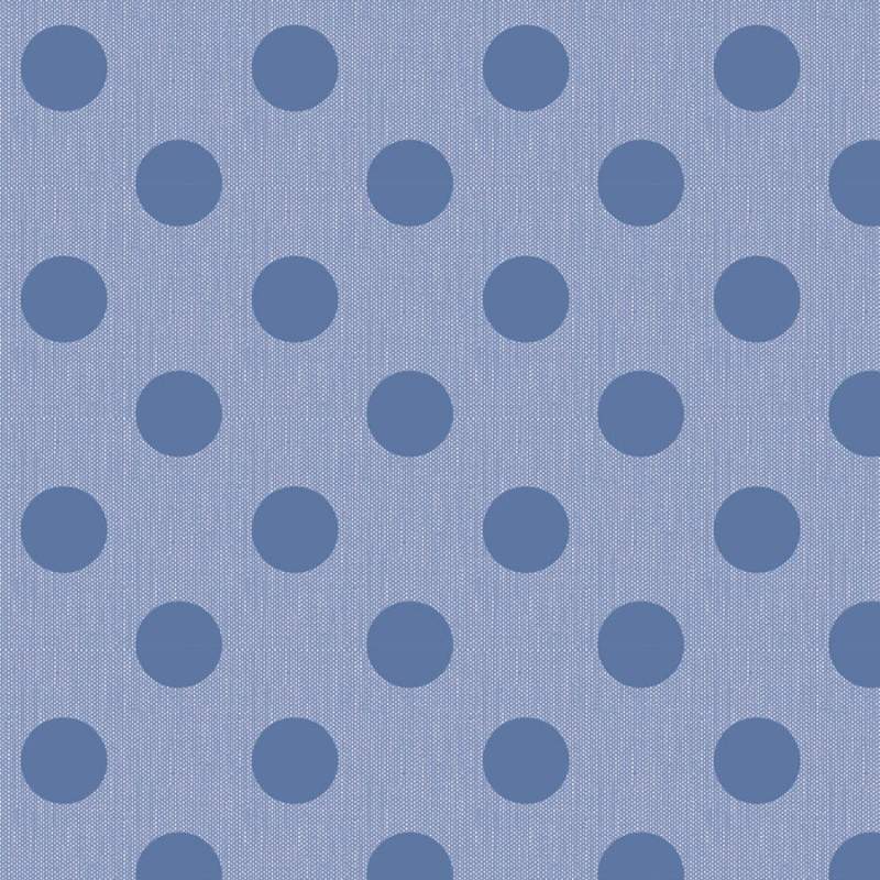 Tilda Chambray Dots Cornflower, Tessuto Screziato con Pois Blu Fiordaliso Tilda Fabrics - 1