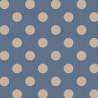 Tilda Chambray Dots Denim, Tessuto Screziato con Pois Blu Jeans Tilda Fabrics - 1
