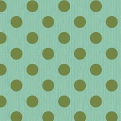 Tilda Chambray Dots Tealgreen, Tessuto Screziato con Pois Verde Acqua Tilda Fabrics - 1