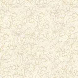 Basic Palette, Tessuto Crema con Fiori Bianchi Stim Italia srl - 1