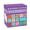 Quilt Builder Card Deck Set 2, 40 new blocks, 8 new layouts, unlimited possibilities - 40 Carte per realizzare blocchi patchwork