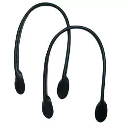 Manici per borse a Spalla in Ecopelle Blu - 52 cm, 2 Manici da Cucire