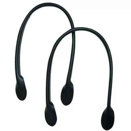 Manici per borse a Spalla in Ecopelle Blu - 52 cm, 2 Manici da Cucire