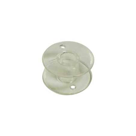 10 Bobine in plastica per macchine Janome, Elna, Necchi