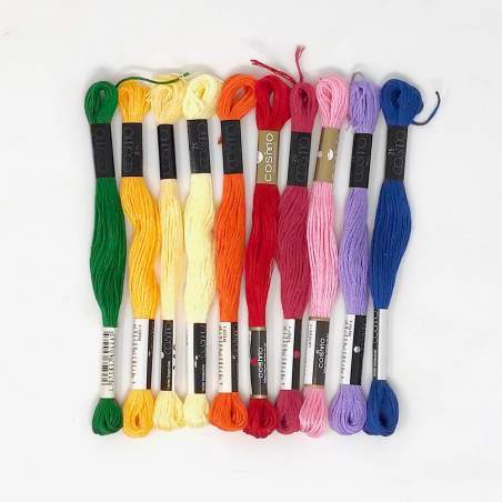 Cosmo, Set di 10 Matassine Arcobaleno