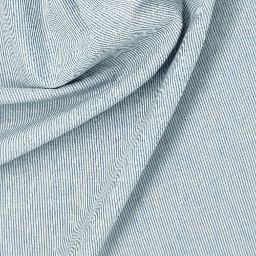 Marcus Fabrics , Tessuto Giapponese Tinto in Filo, Verde Oliva, beige e grigio a strisce Stim Italia srl - 1