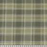 Tessuto Giapponese Tinto in Filo, Beige e Verde Quadrettato