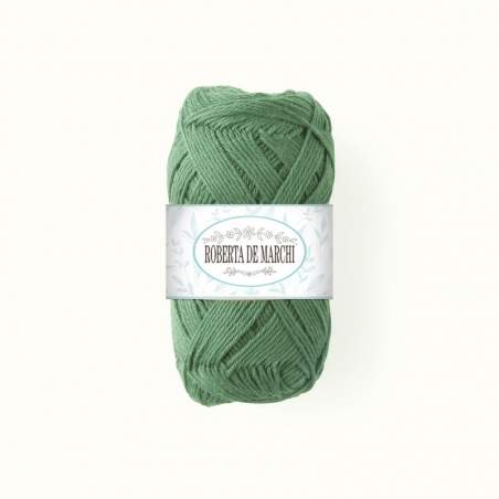 Gomitolo 100% Cotone OEKO-TEX - 50 gr / 160 m - Verde Bosco Chiaro Roberta De Marchi - 1