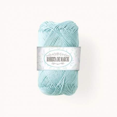 Gomitolo 100% Cotone OEKO-TEX - 50 gr / 160 m - Verde Acqua Azzurro