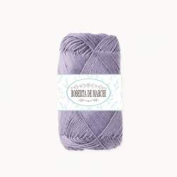 Gomitolo 100% Cotone OEKO-TEX - 50 gr / 160 m - Viola Polvere Roberta De Marchi - 1